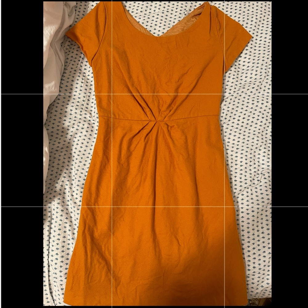 J.Crew mustard color dress